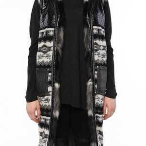Diesel long reversible vest